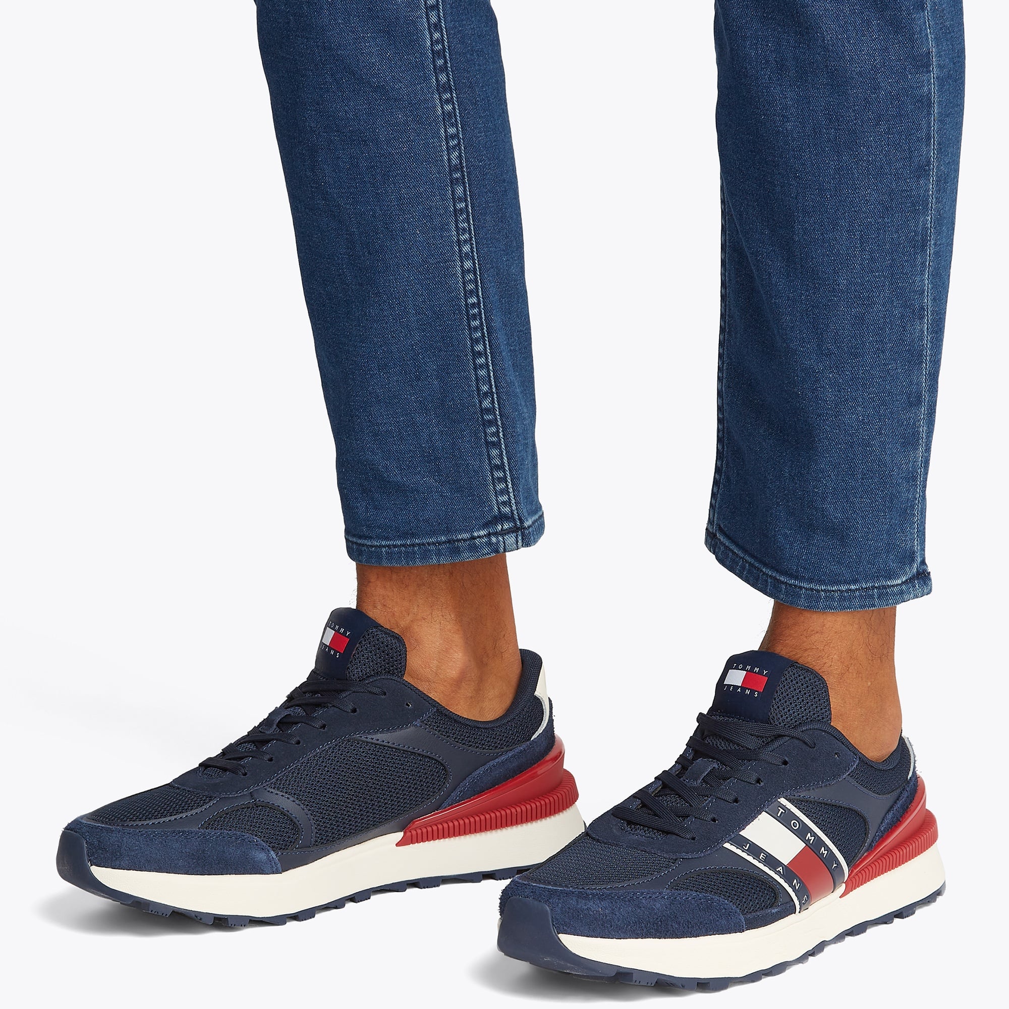 Tommy Hilfiger Technical Runner Ess Erkek Lacivert Sneaker