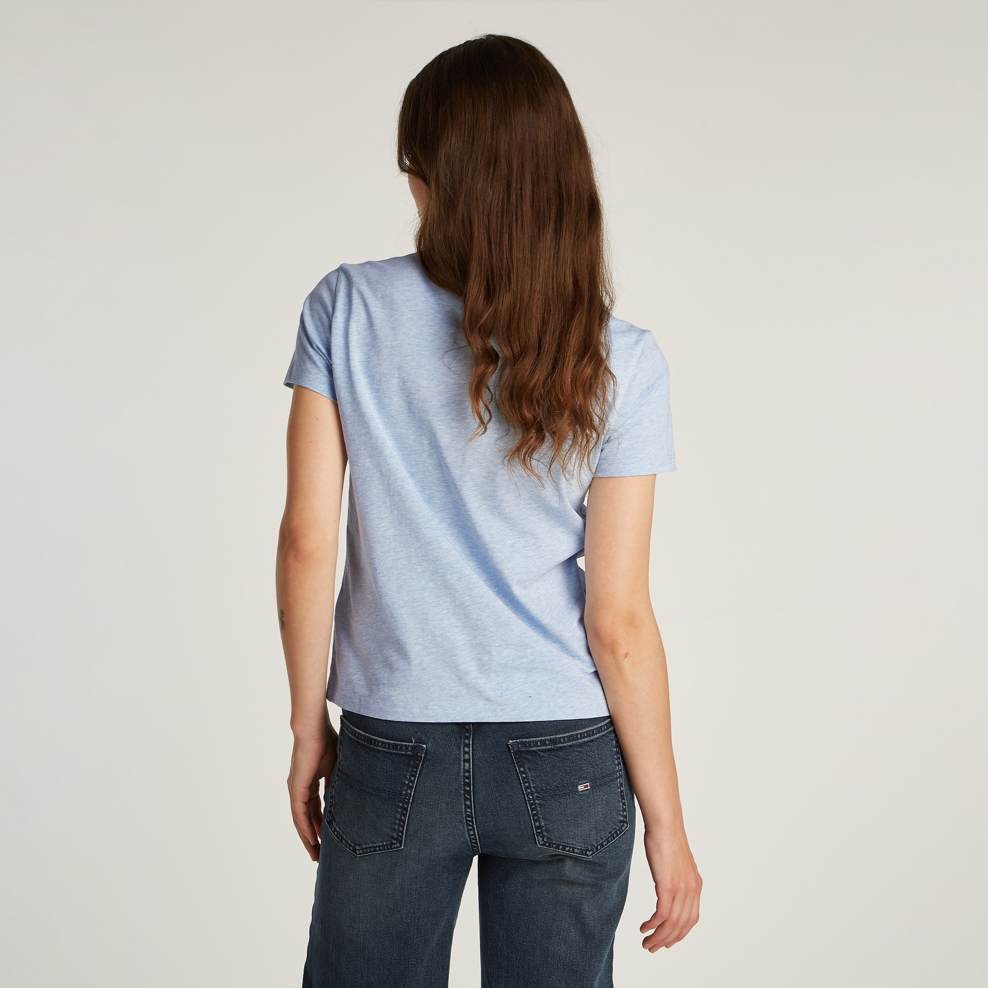 Tommy Jeans Reg Badge Kadın Lacivert T-Shirt