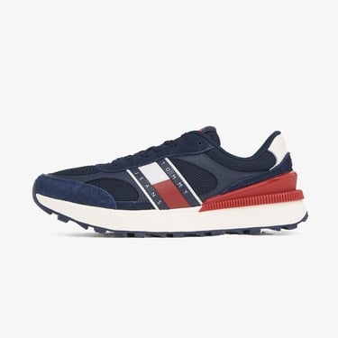  Tommy Hilfiger Technical Runner Ess Erkek Lacivert Sneaker