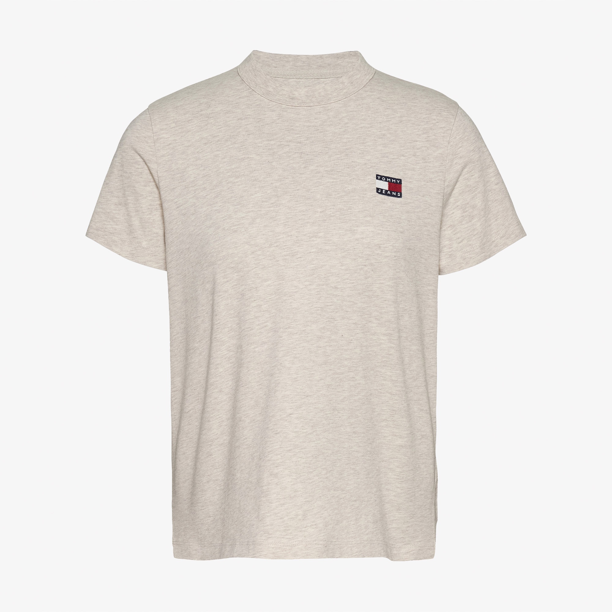 Tommy Jeans Reg Badge Kadın Bej T-Shirt