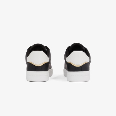  Tommy Hilfiger Essential Court Kadın Siyah Sneaker