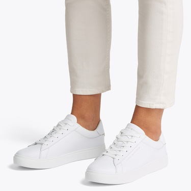 Tommy Hilfiger Essential Court Kadın Beyaz Sneaker