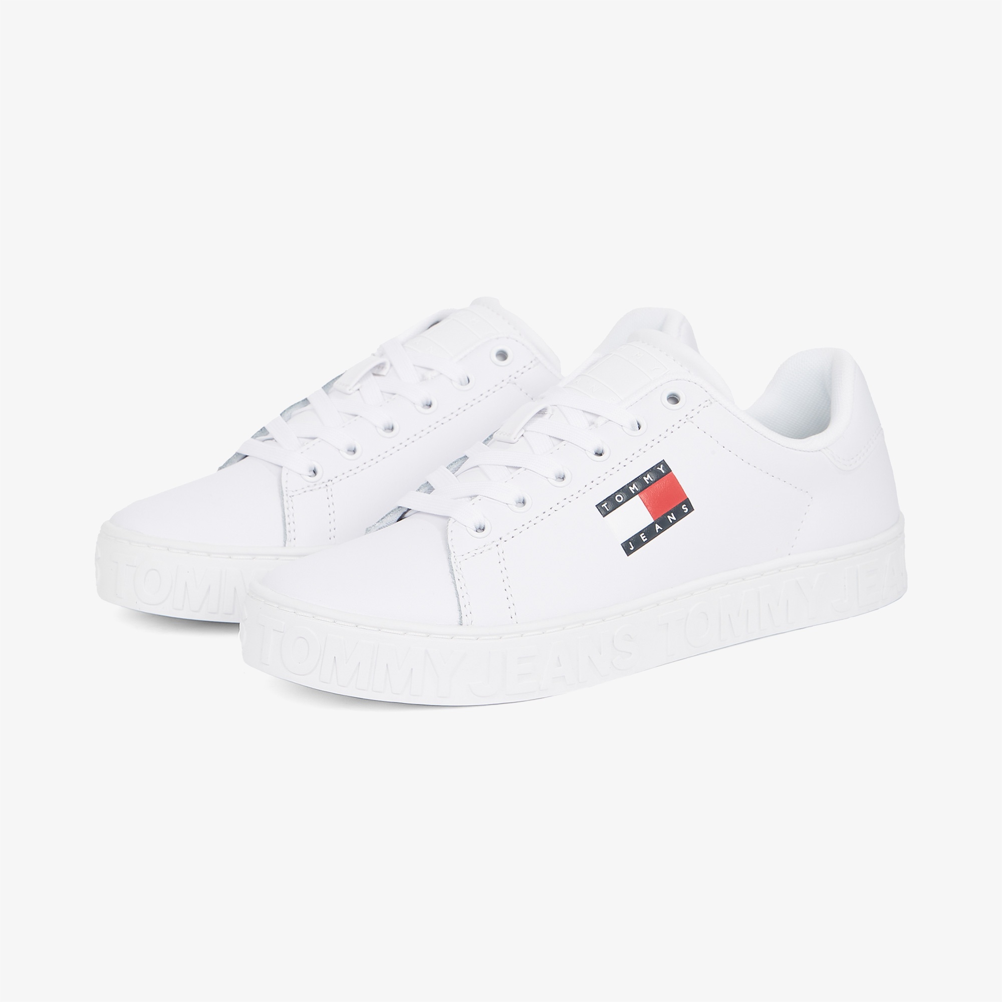 Tommy Hilfiger Logo Kadın Beyaz Sneaker