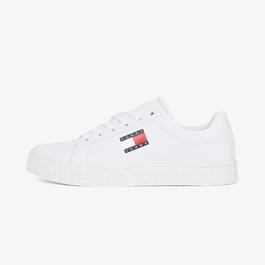  Tommy Hilfiger Logo Kadın Beyaz Sneaker