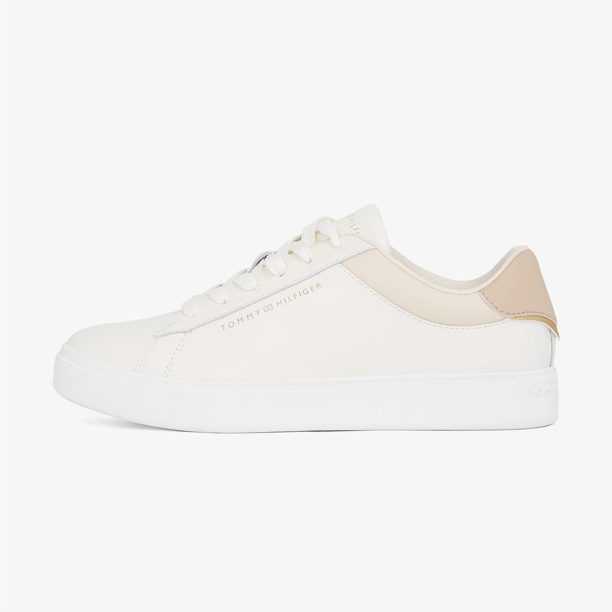 Tommy Hilfiger Essential Court Kadın Bej Sneaker