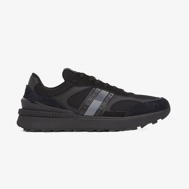  Tommy Hilfiger Technical Runner Ess Erkek Siyah Sneaker