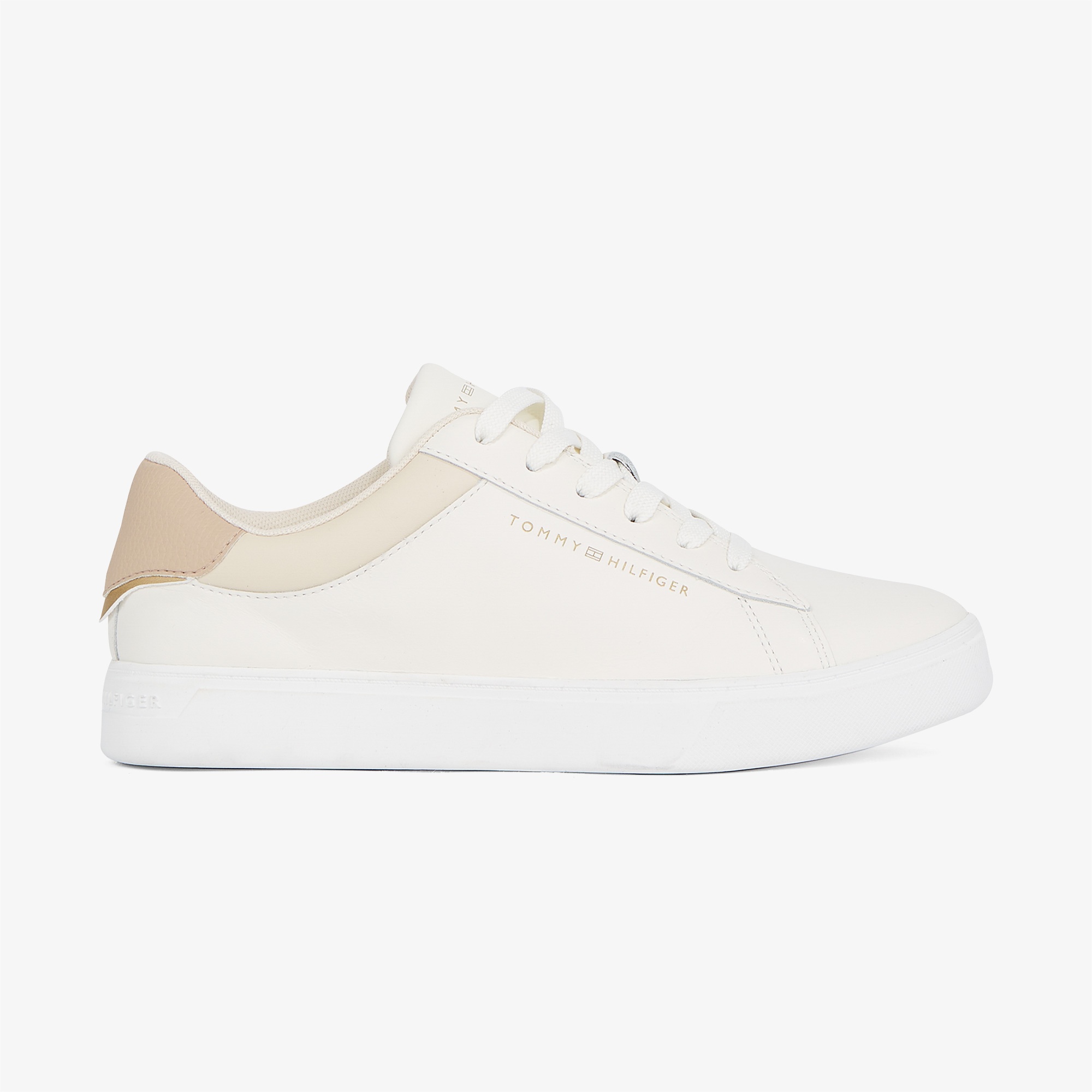 Tommy Hilfiger Essential Court Kadın Bej Sneaker