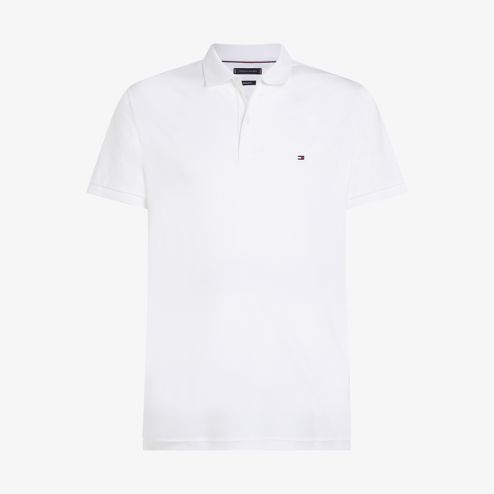 Tommy Hilfiger Liquid Cotton Essential Reg Erkek Beyaz Polo