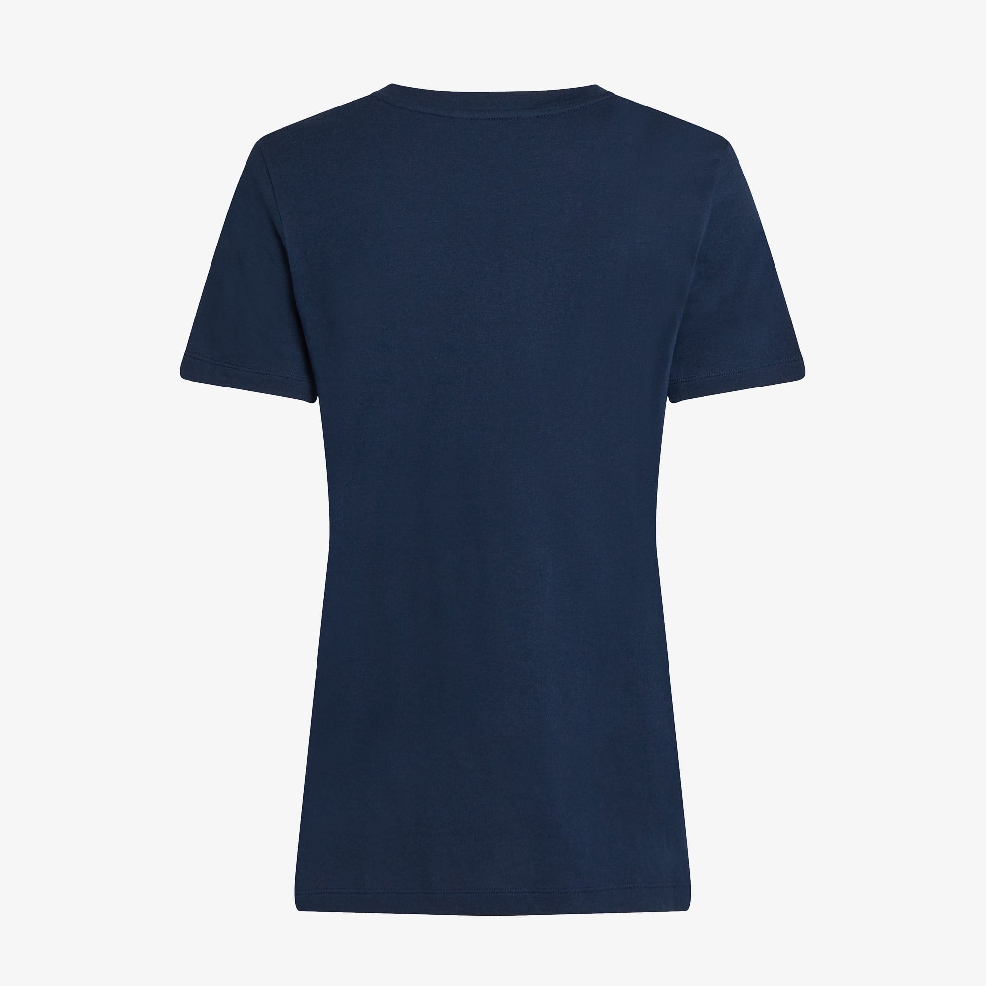 Tommy Hilfiger Reg Corp Logo Kadın Lacivert T-Shirt