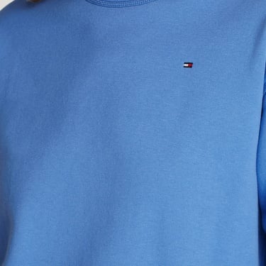  Tommy Hilfiger Reg Flag On Chest Kadın Mavi Sweatshirt