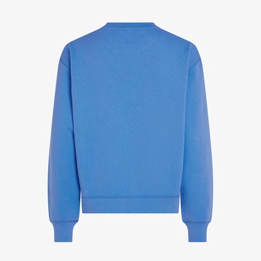  Tommy Hilfiger Reg Flag On Chest Kadın Mavi Sweatshirt