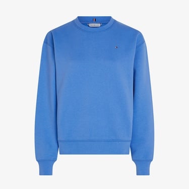  Tommy Hilfiger Reg Flag On Chest Kadın Mavi Sweatshirt