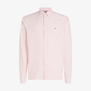  Tommy Hilfiger Heritage Oxford Stripe Erkek Pembe Gömlek