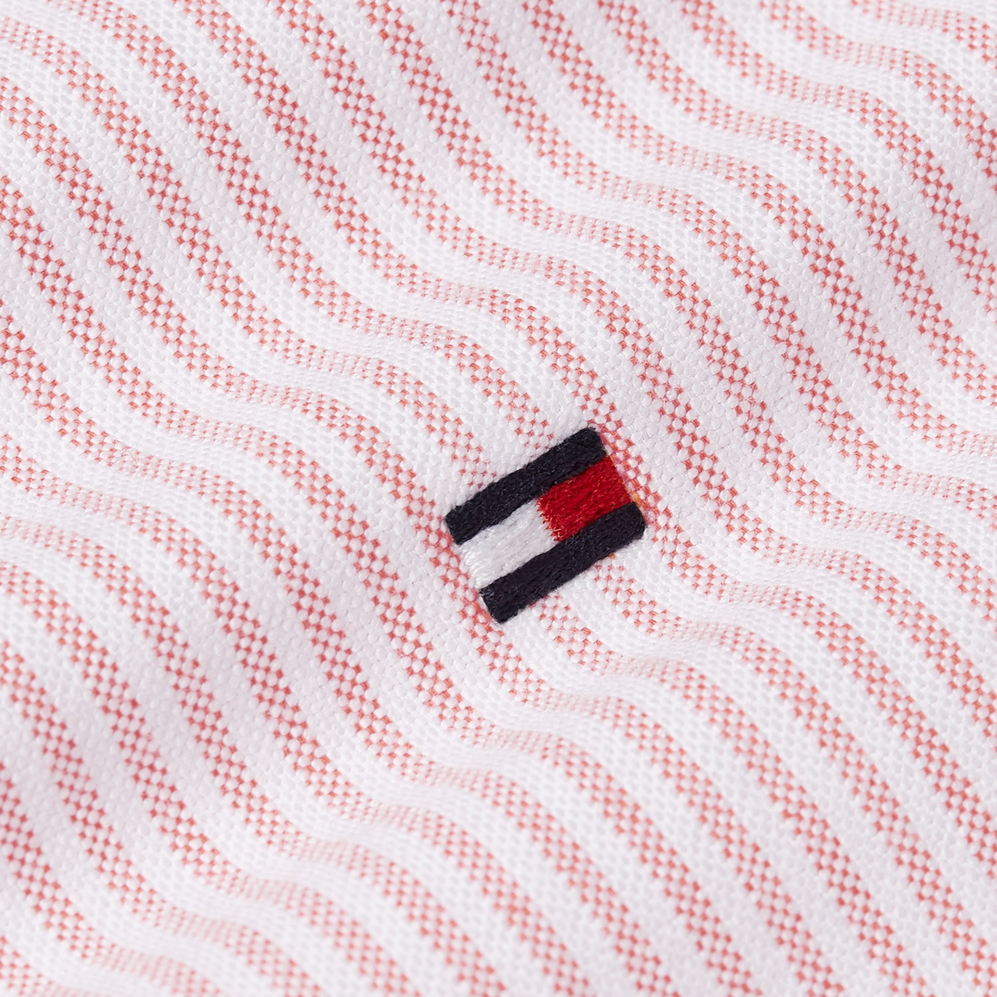 Tommy Hilfiger Heritage Oxford Stripe Erkek Pembe Gömlek