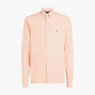  Tommy Hilfiger Solid Heritage Oxford Erkek Turuncu Gömlek