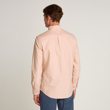  Tommy Hilfiger Solid Heritage Oxford Erkek Turuncu Gömlek