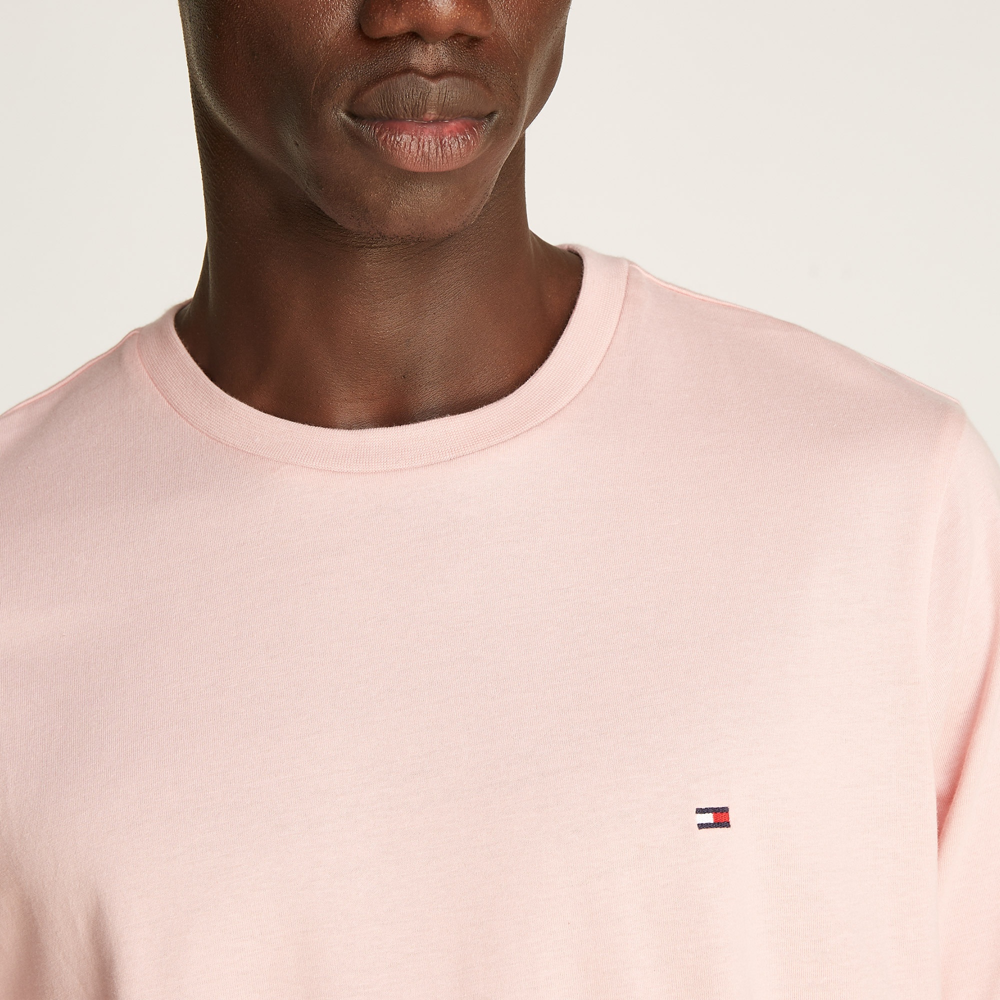 Tommy Hilfiger Erkek Pembe T-Shirt