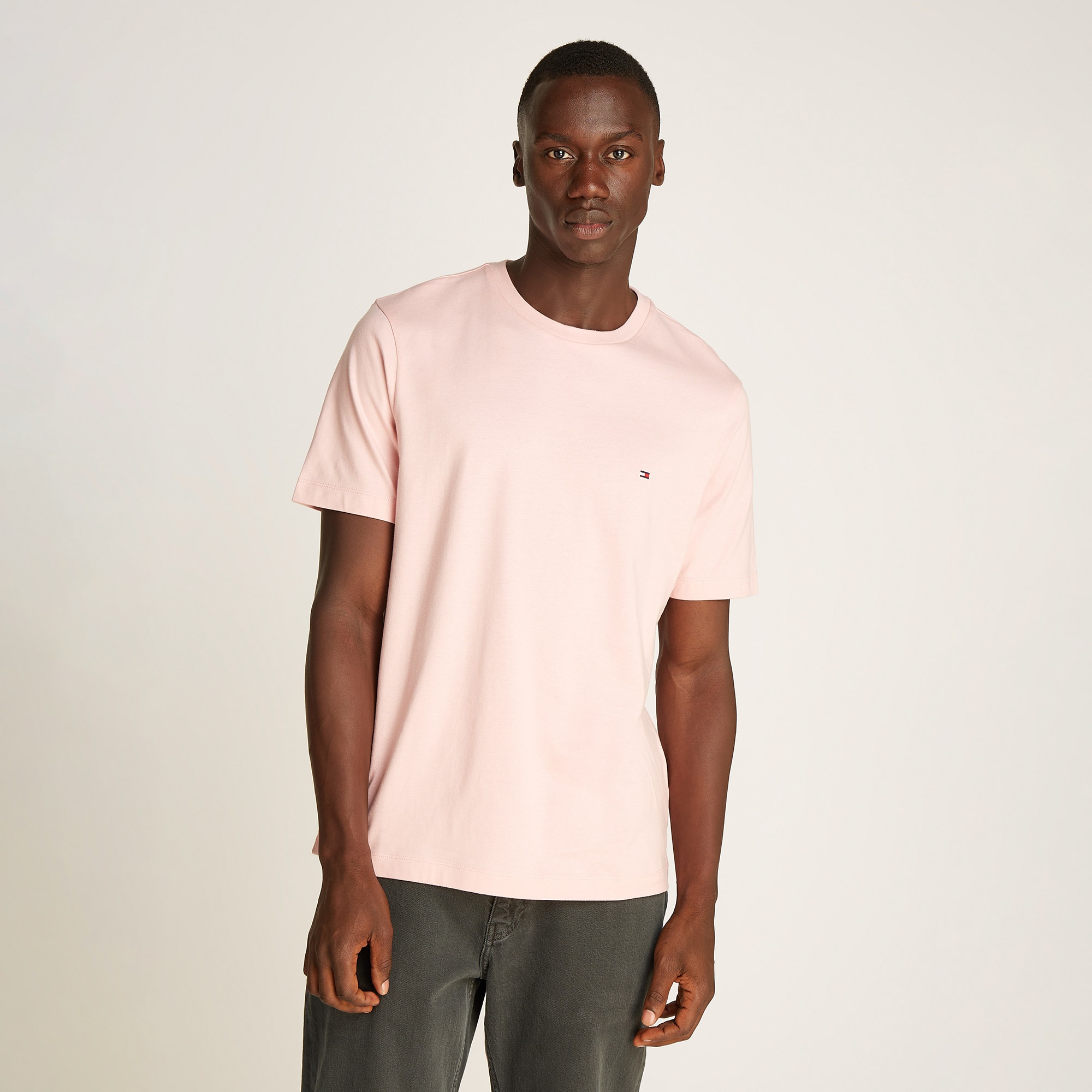Tommy Hilfiger Erkek Pembe T-Shirt