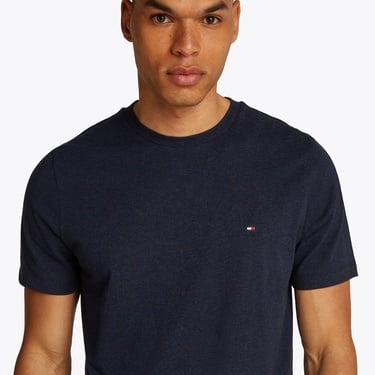  Tommy Hilfiger Essential Reg Fit Heather Erkek Mavi T-Shirt