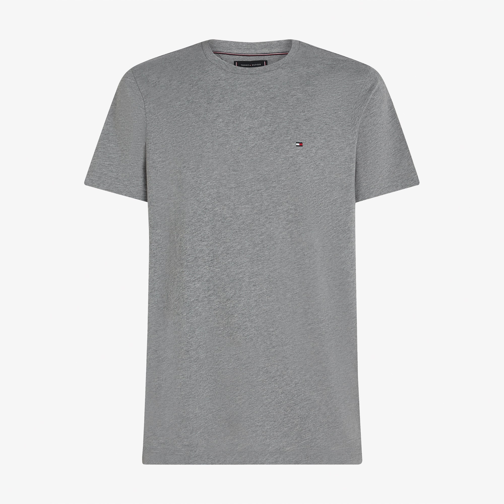 Tommy Hilfiger Essential Reg Fit Heather Erkek Gri T-Shirt