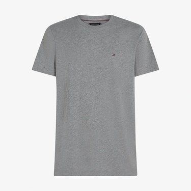  Tommy Hilfiger Essential Reg Fit Heather Erkek Gri T-Shirt