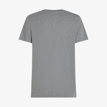  Tommy Hilfiger Essential Reg Fit Heather Erkek Gri T-Shirt