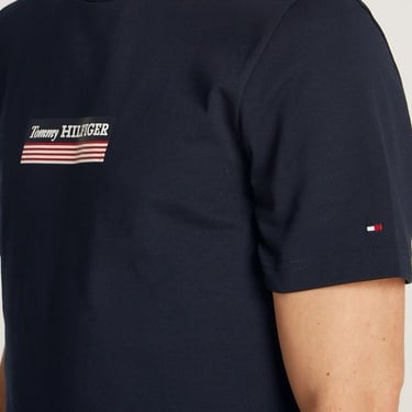  Tommy Hilfiger Box Erkek Mavi T-Shirt