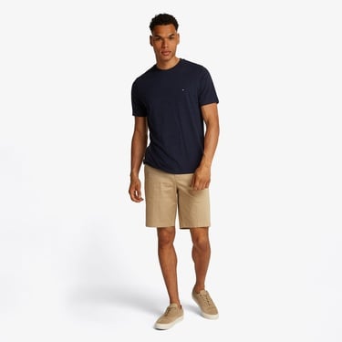  Tommy Hilfiger Essential Reg Fit Heather Erkek Mavi T-Shirt