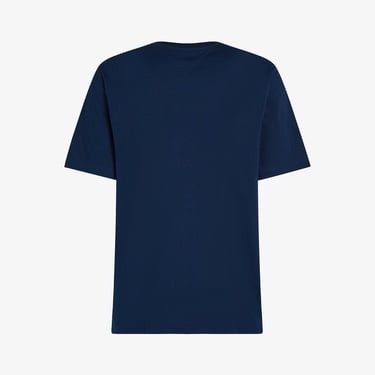  Tommy Hilfiger Monotype Printed Label Erkek Mavi T-Shirt
