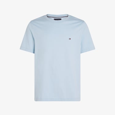  Tommy Hilfiger Ess Seasonal Reg Fit Solid Erkek Mavi T-Shirt