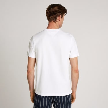  Tommy Hilfiger Box Erkek Beyaz T-Shirt