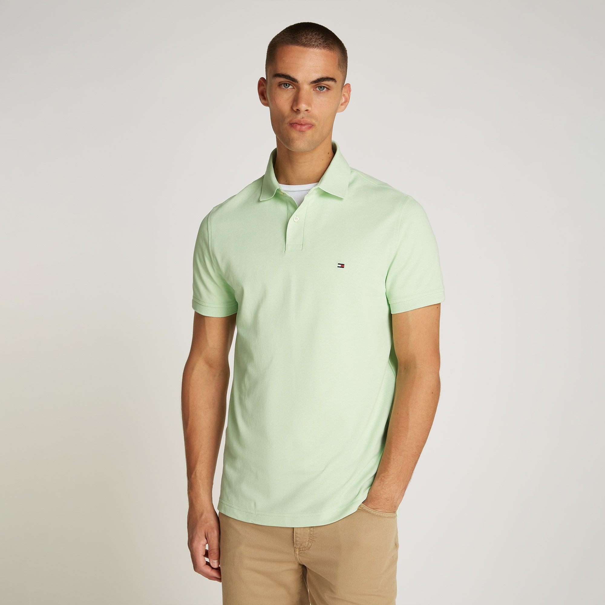 Tommy Hilfiger 1985 Regular Erkek Yeşil Polo