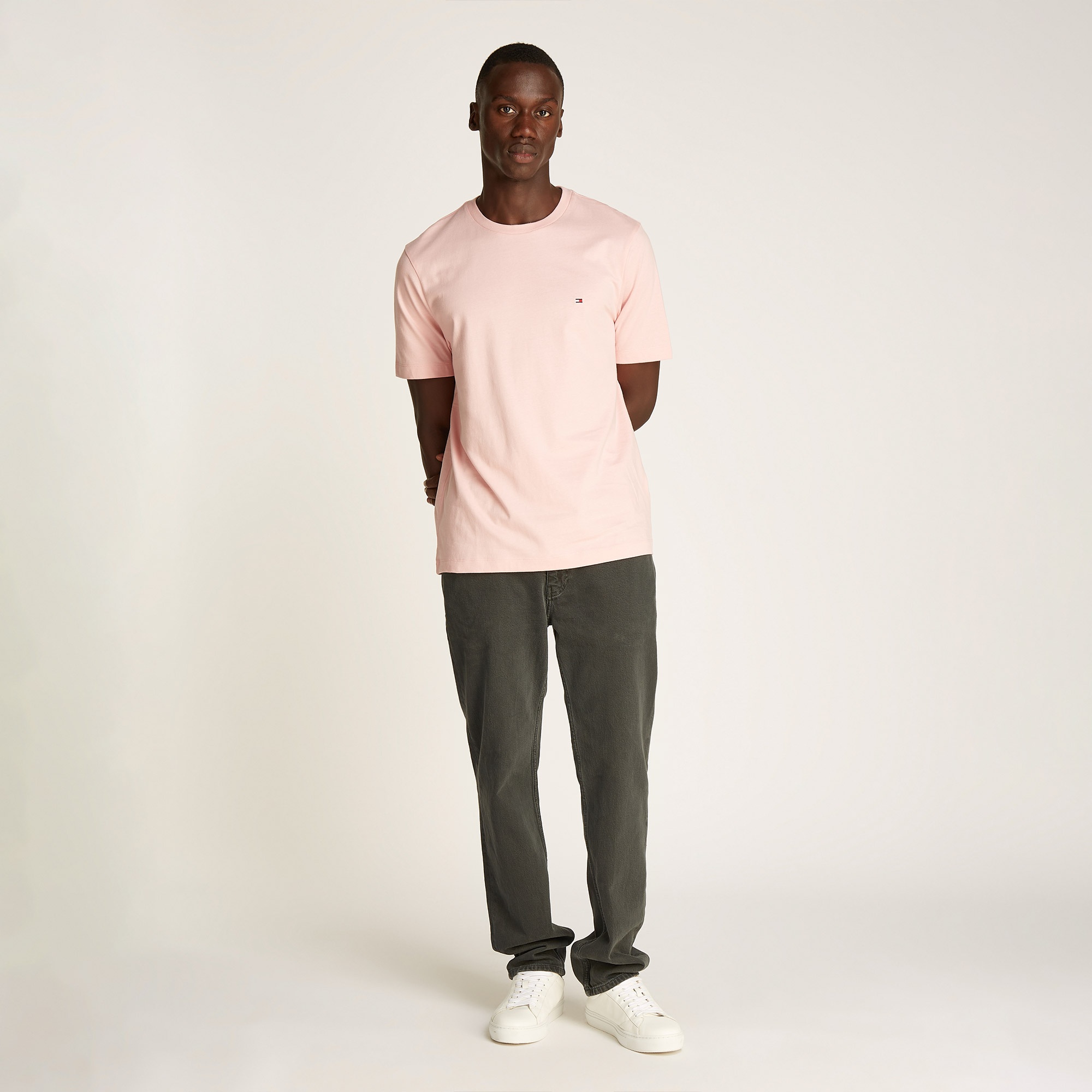 Tommy Hilfiger Erkek Pembe T-Shirt