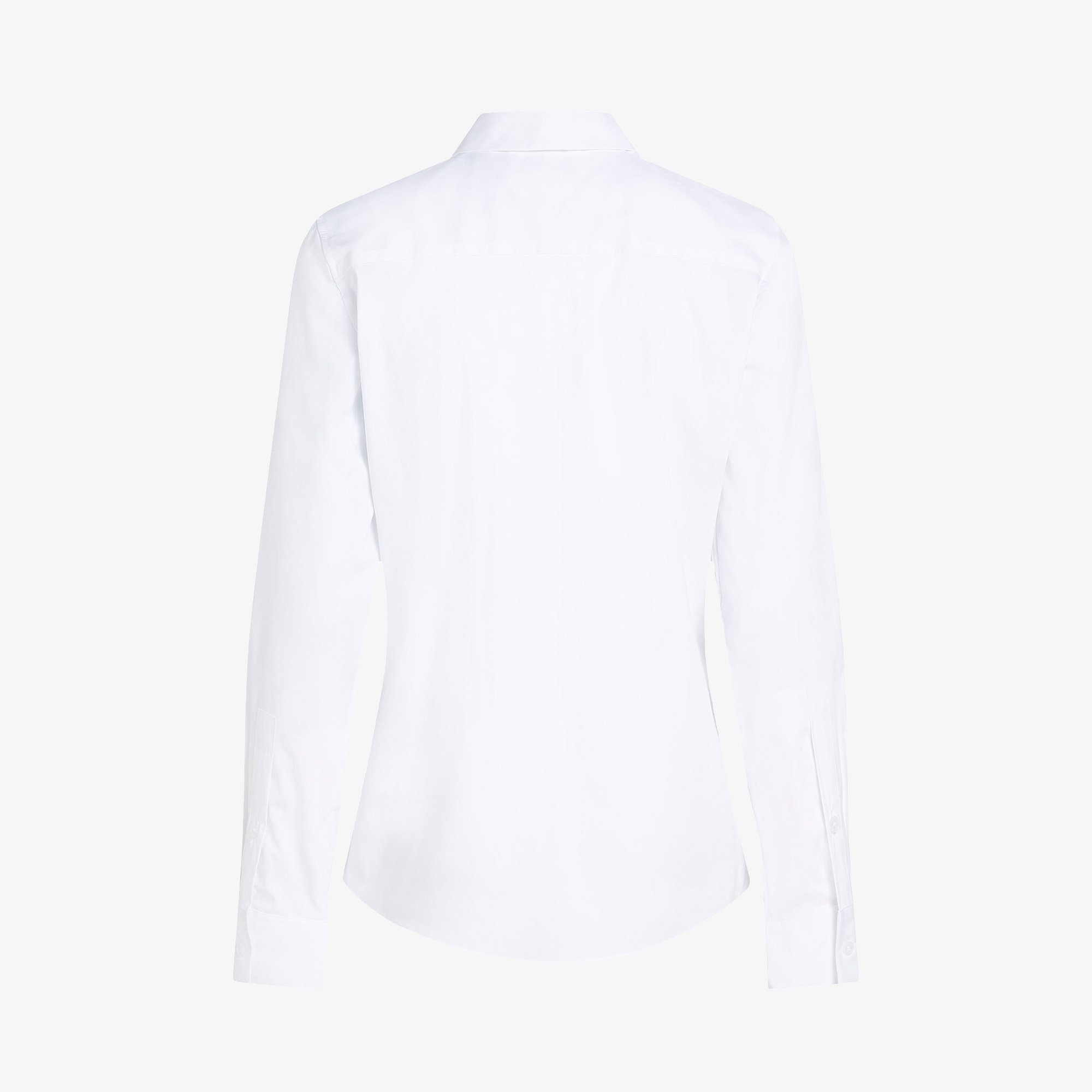 Tommy Hilfiger Ess Poplin Regular Kadın Beyaz Gömlek