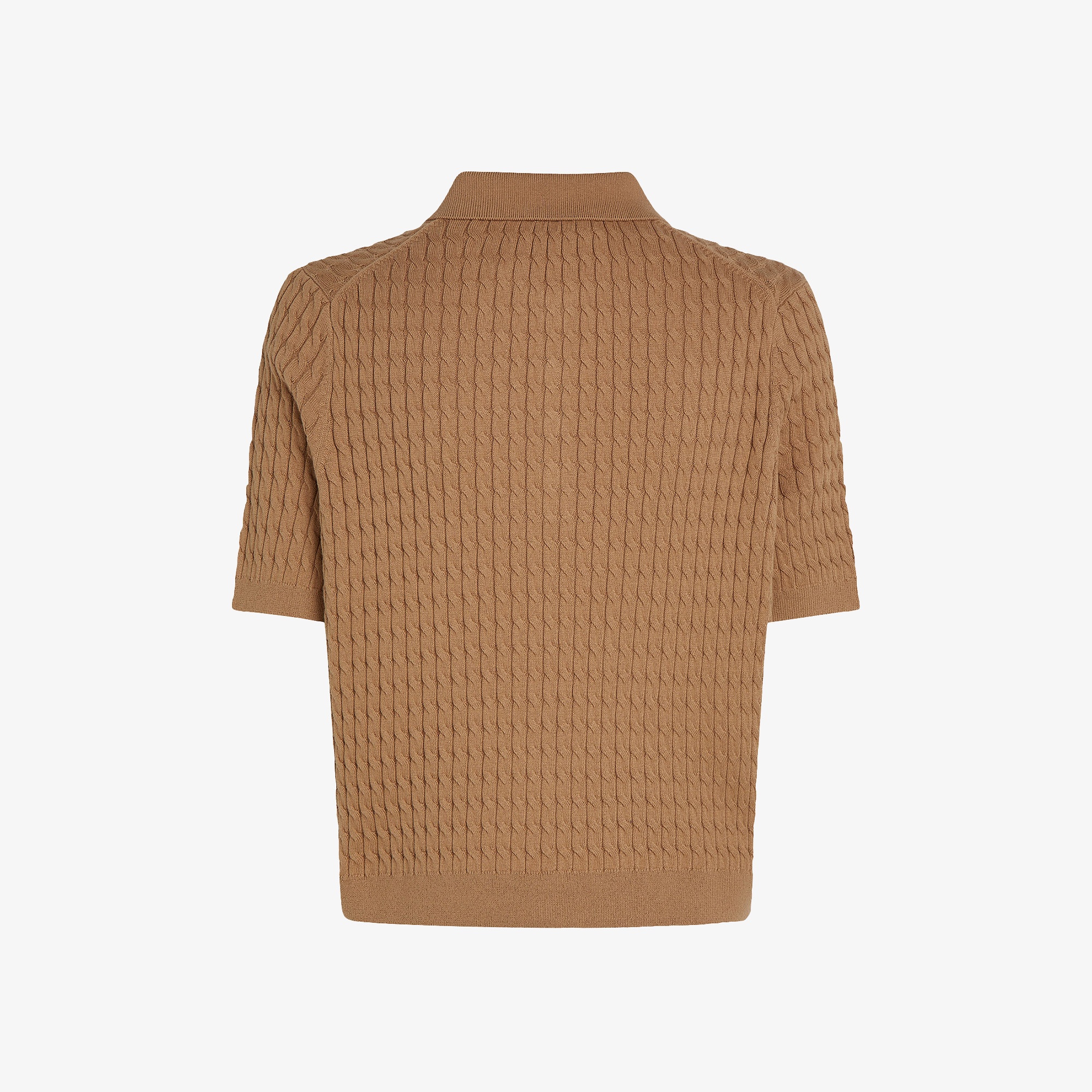 Tommy Hilfiger Co Cable Fine Gg Kadın Haki Kazak