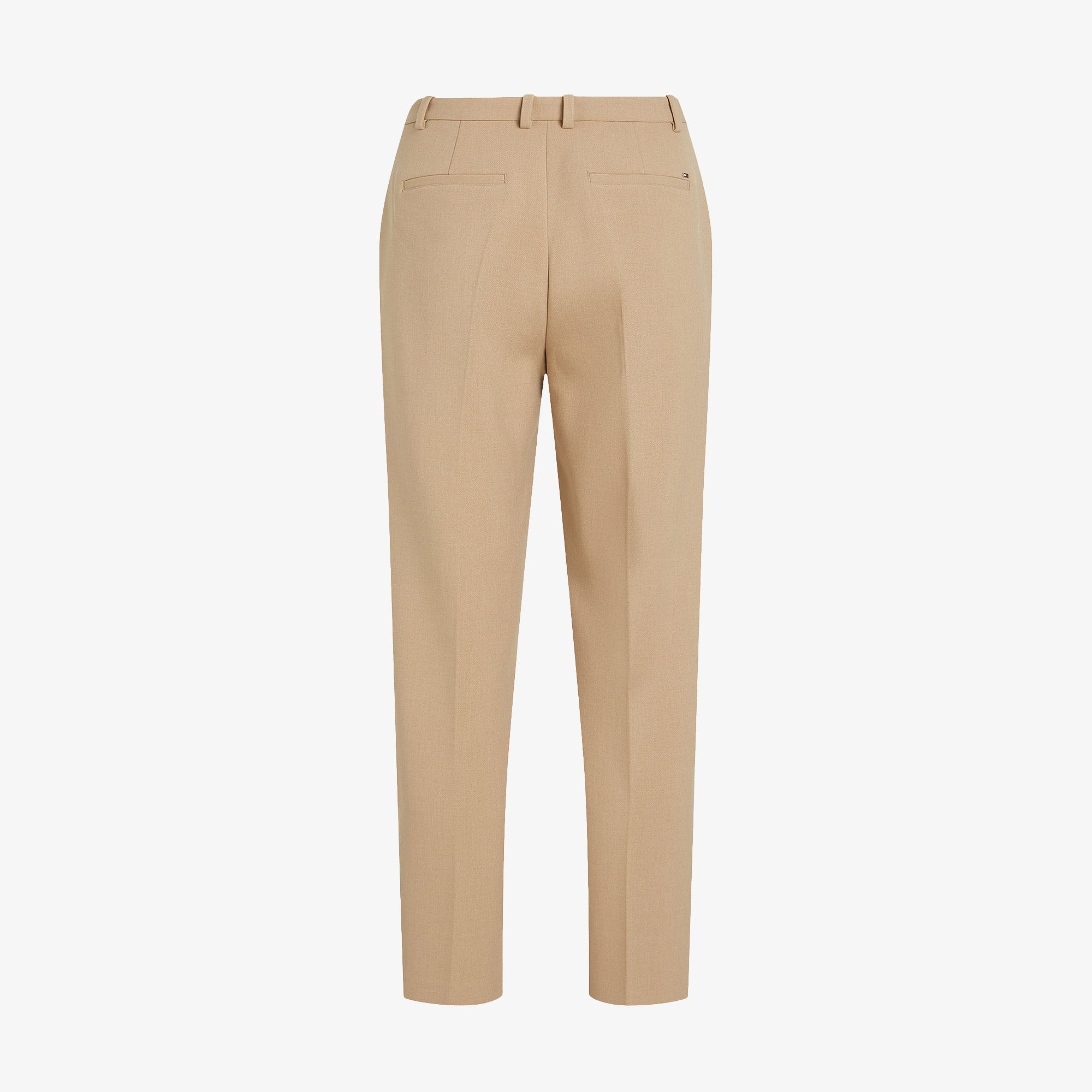 Tommy Hilfiger Punto Slim Straight Kadın Bej Pantolon