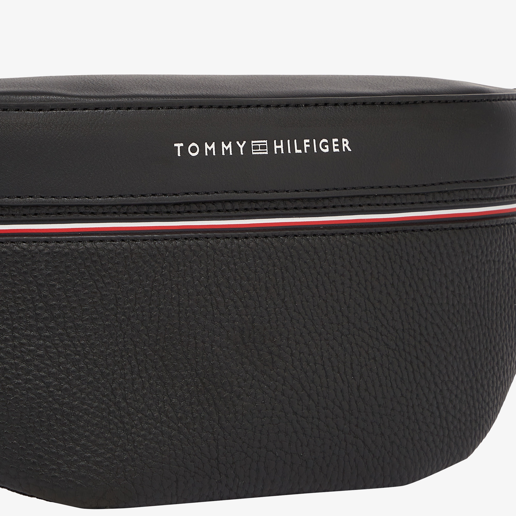 Tommy Hilfiger Corp Erkek Siyah Bel Çantası