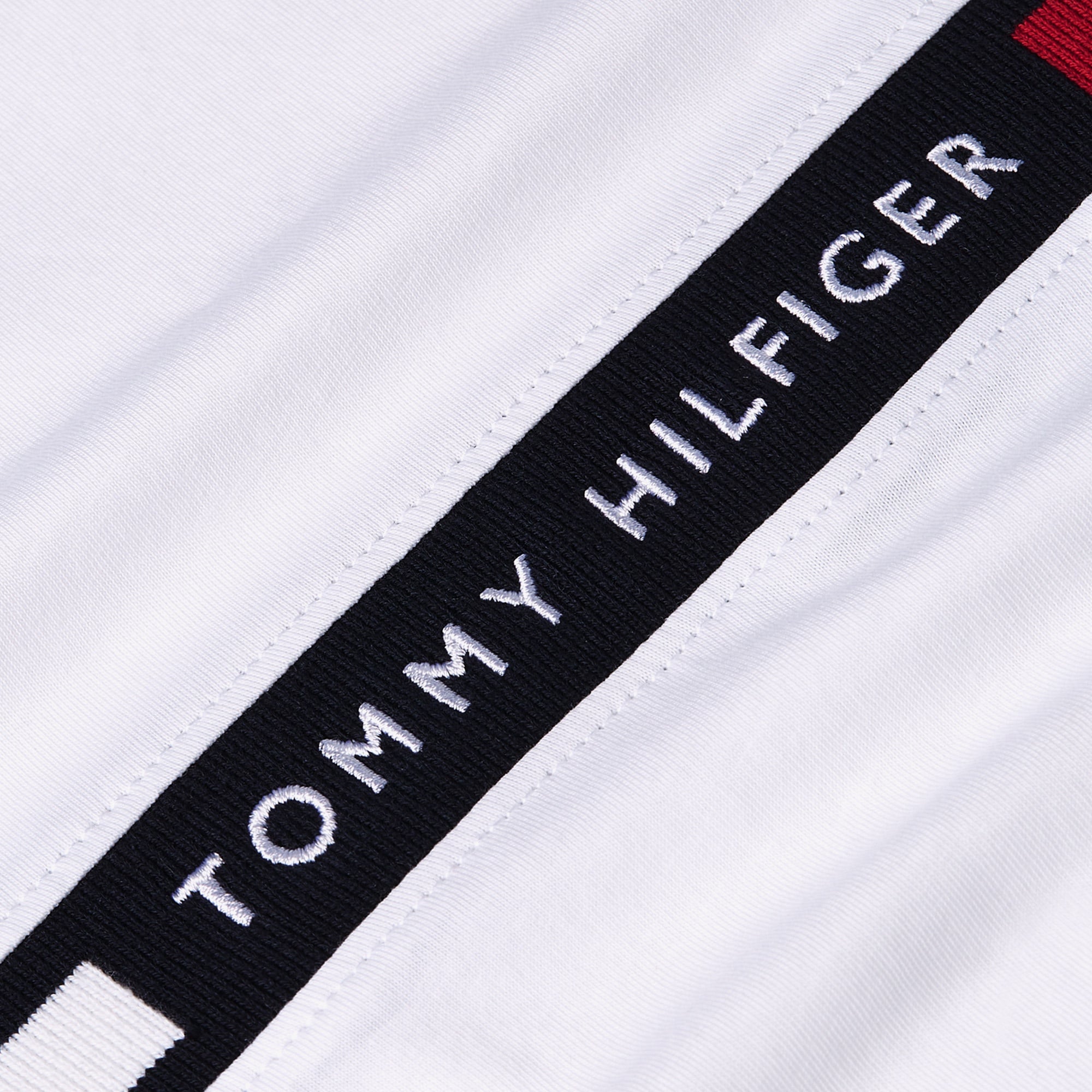 Tommy Hilfiger Chest Insert Erkek Beyaz T-Shirt