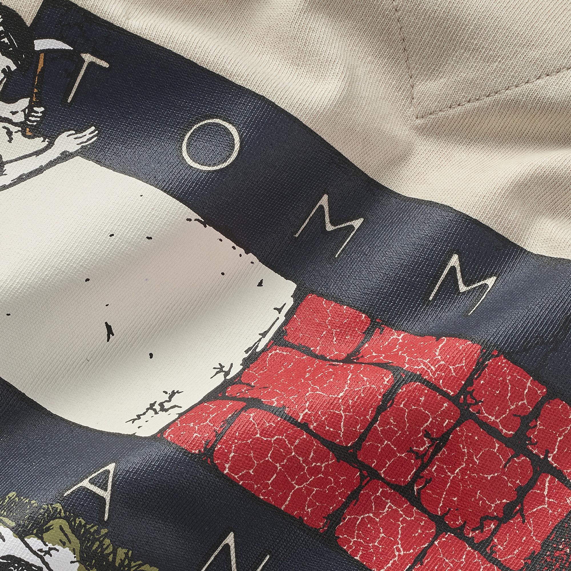 Tommy Jeans Relax Novelty Erkek Bej T-Shirt