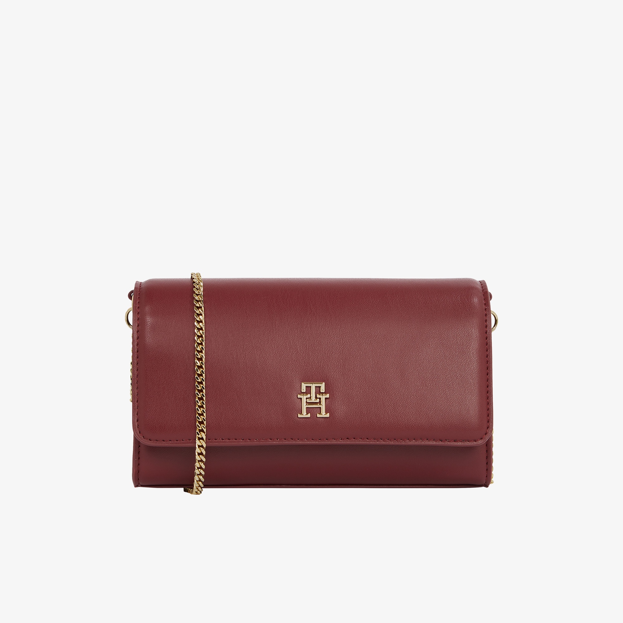 Tommy Hilfiger Eternity Chain Crossover Kadın Mor El Çantası