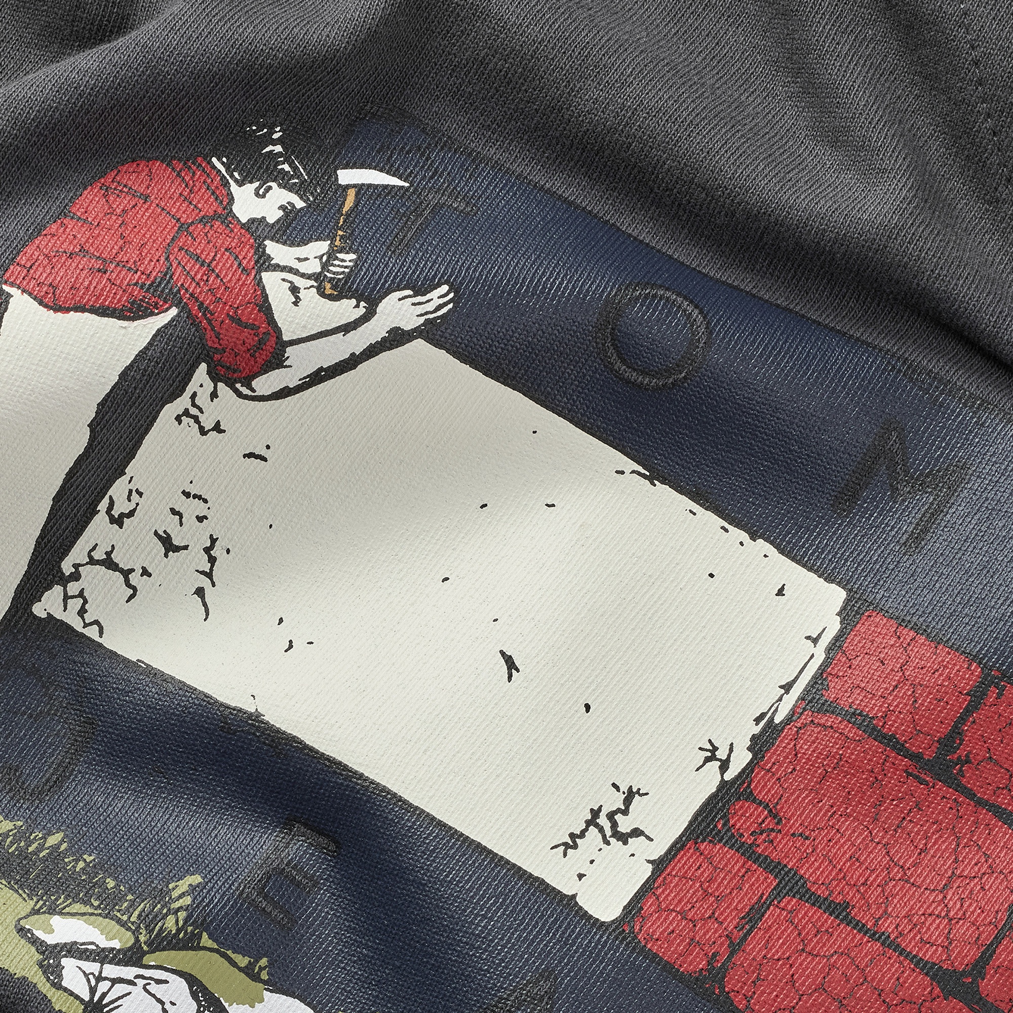 Tommy Jeans Relax Novelty Erkek Gri T-Shirt