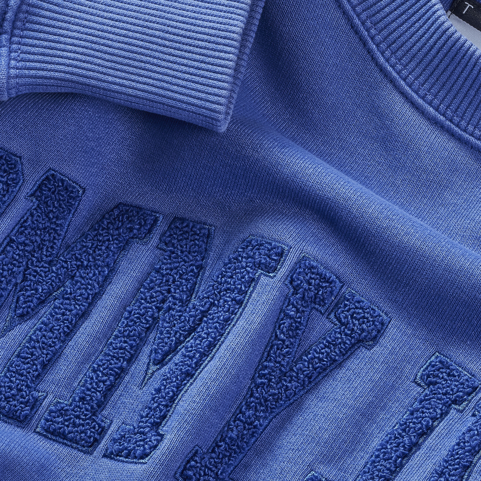 Tommy Jeans Relax Vintage Varsity Crew Erkek Mavi Sweatshirt