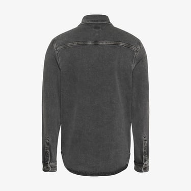 Tommy Jeans Regular Fit Overshirt Erkek Siyah Gömlek