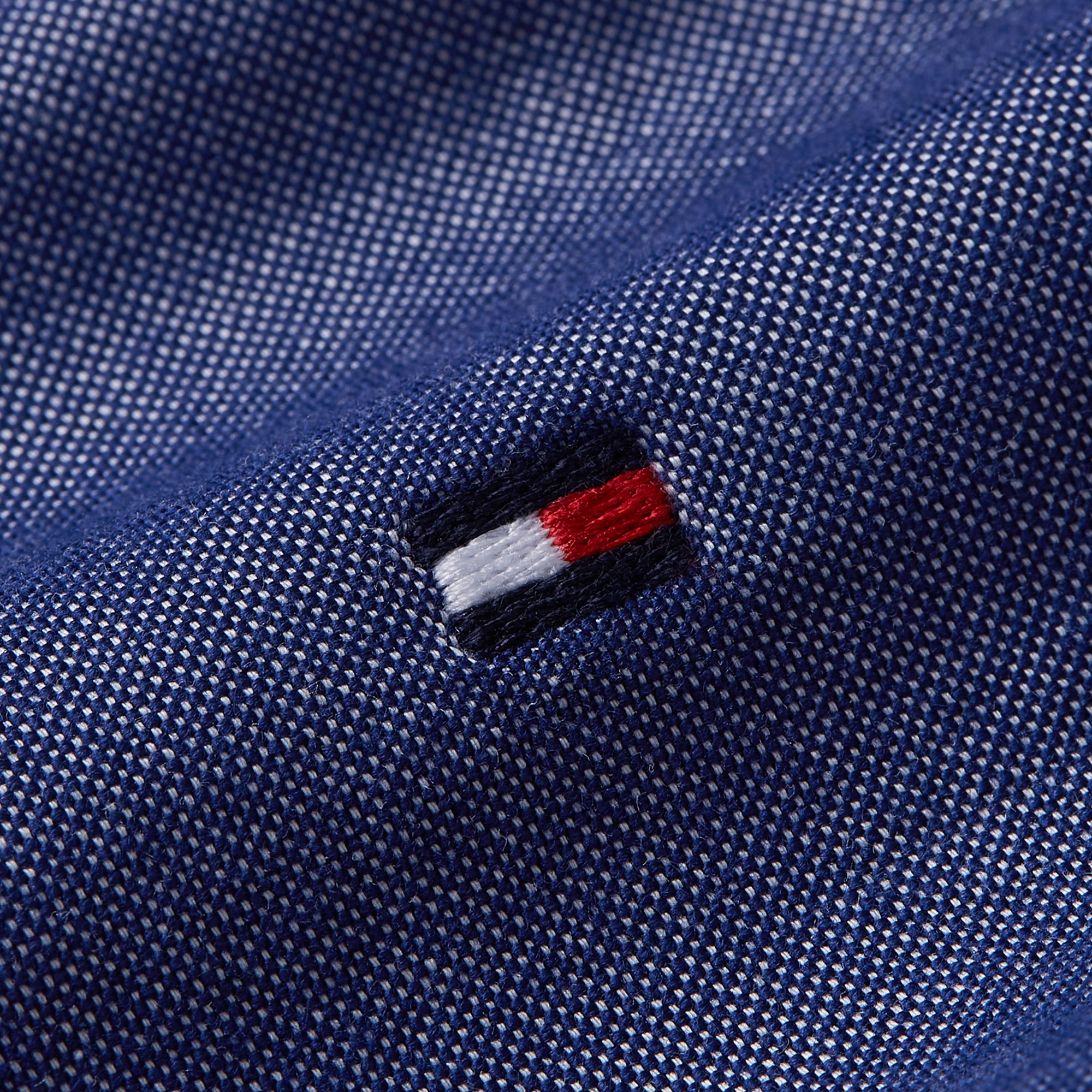 Tommy Hilfiger Solid Heritage Oxford Erkek Mavi Gömlek