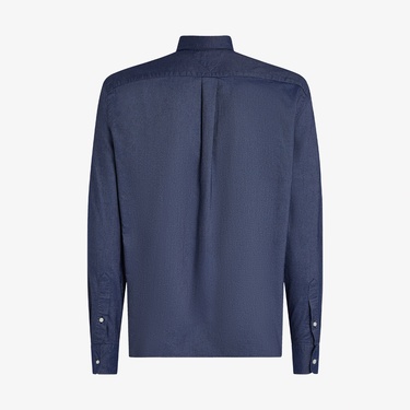  Tommy Hilfiger Solid Heritage Oxford Erkek Mavi Gömlek