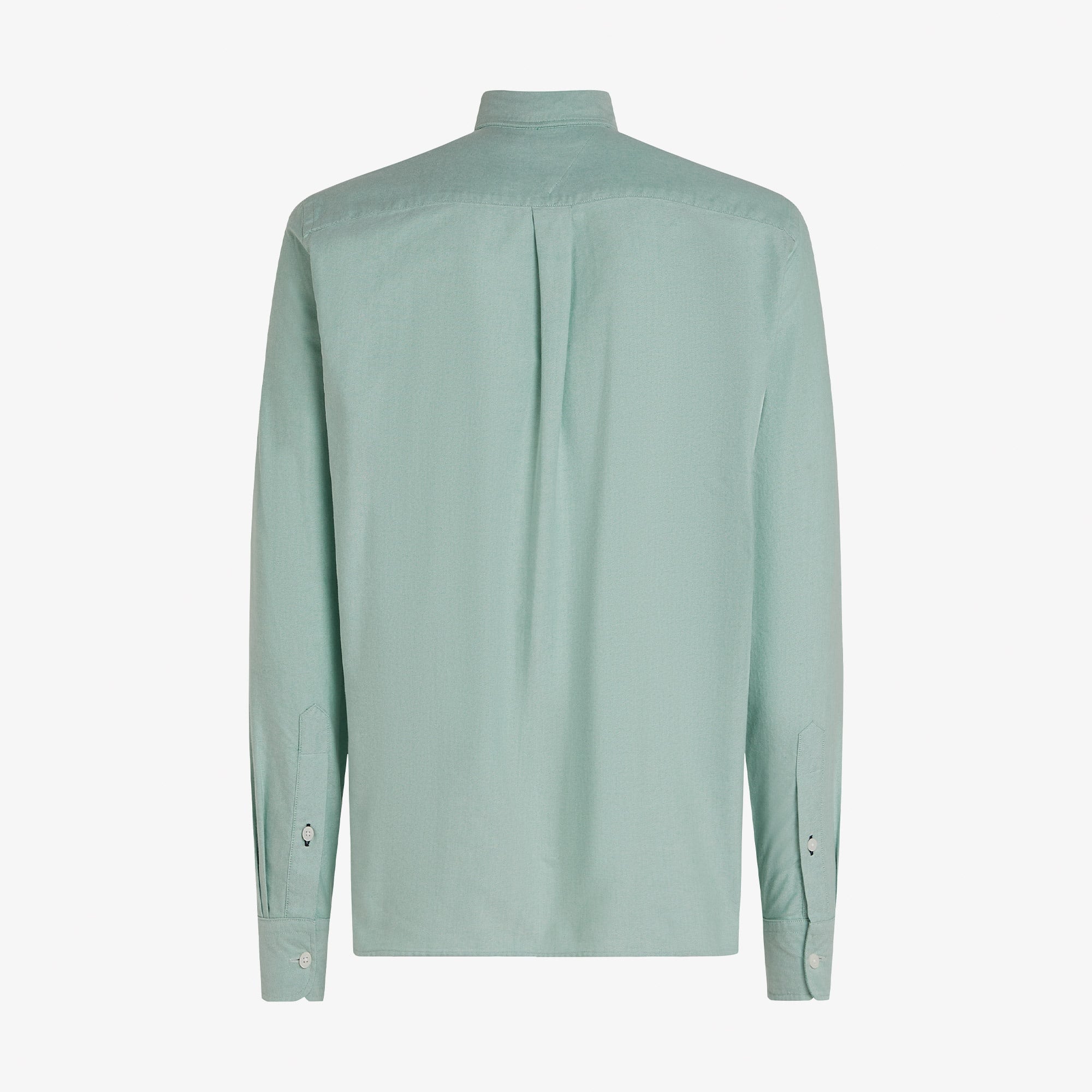 Tommy Hilfiger Solid Heritage Oxford Erkek Yeşil Gömlek