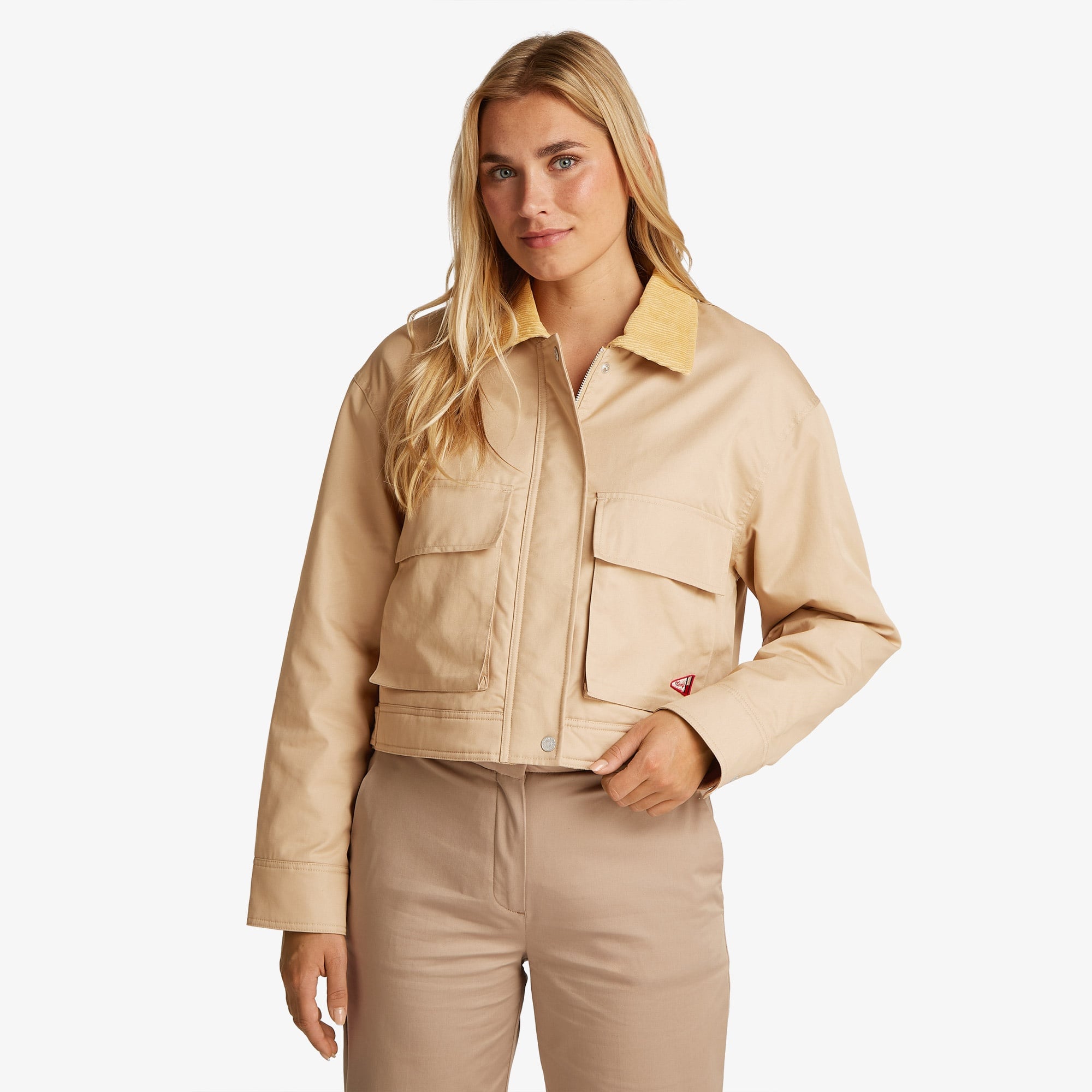 Tommy Hilfiger Tjw Twill With Cord Kadın Kahverengi Ceket