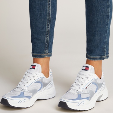  Tommy Hilfiger The Coney Metallic Kadın Mavi Spor Ayakkabı