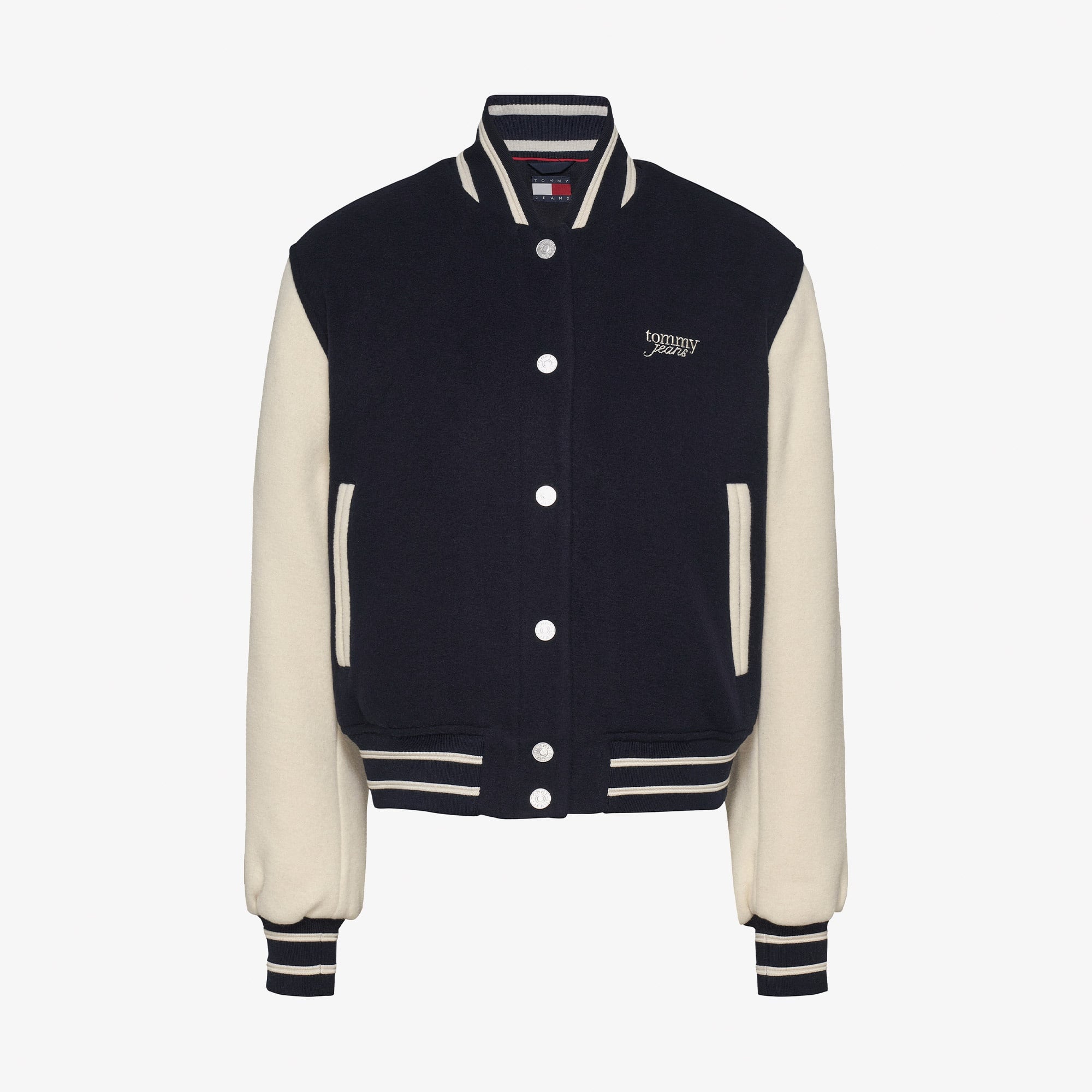 Tommy Jeans Wool Varsity Ext Kadın Lacivert Ceket