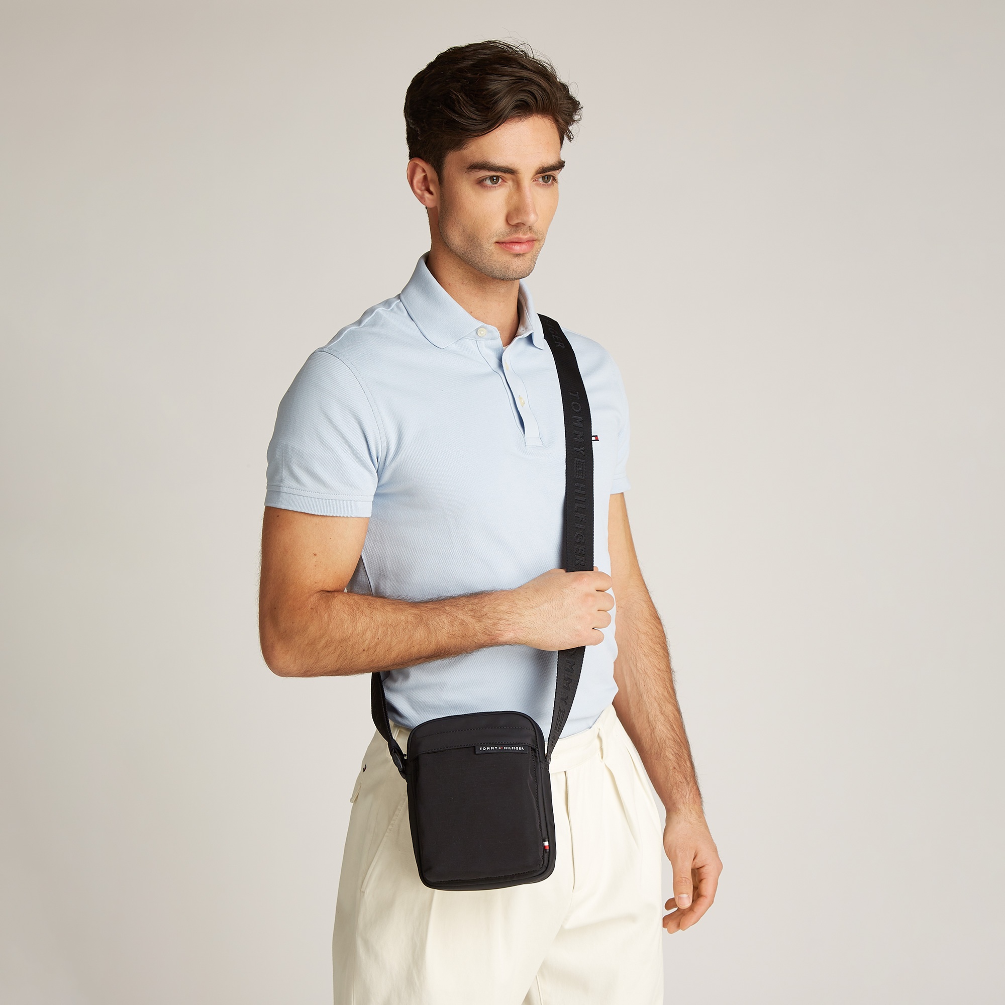 Tommy Hilfiger Element Repreve Mini Erkek Siyah El Çantası